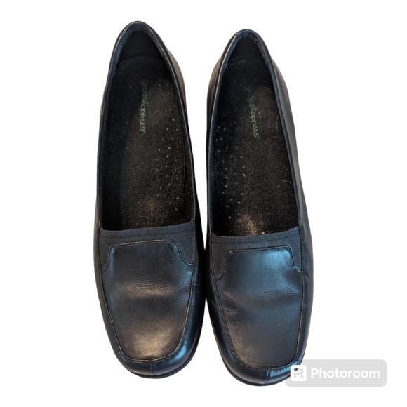 Grasshoppers Leather Slide On Casual Comfort Loafer Blue EH02004 Woman's 8.5M - Picture 6 of 11